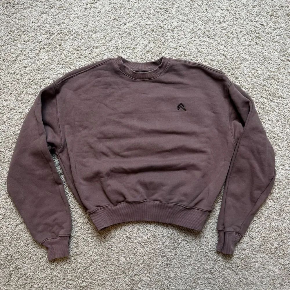 Oner Active Women’s Crew Neck Sweatshirt Hoodie XS Cool Brown